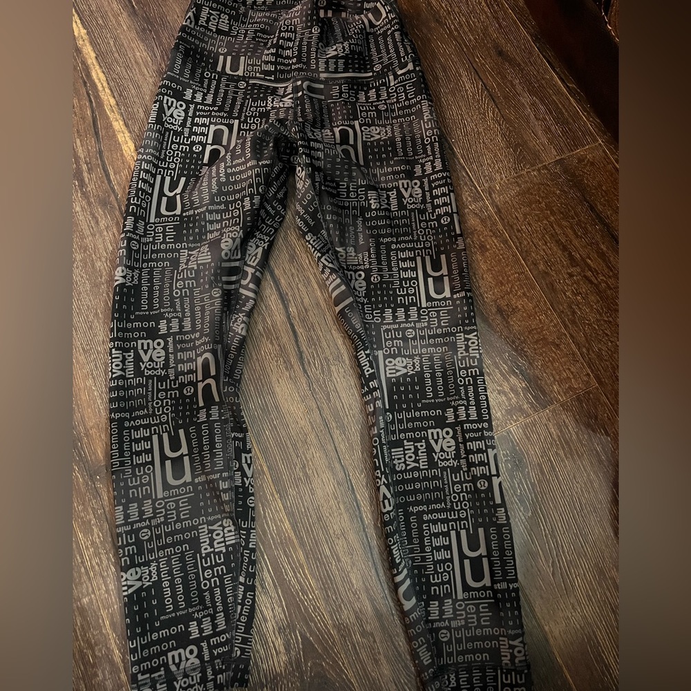 Lululemon graphic leggings, worn only a couple times